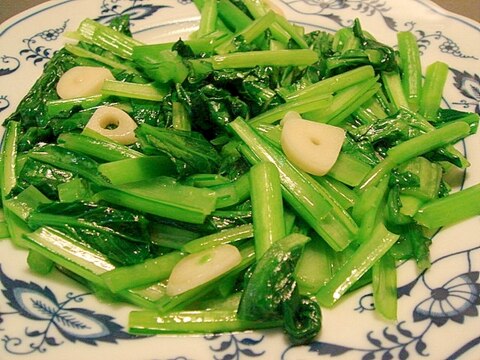 小松菜のシンプル炒め
